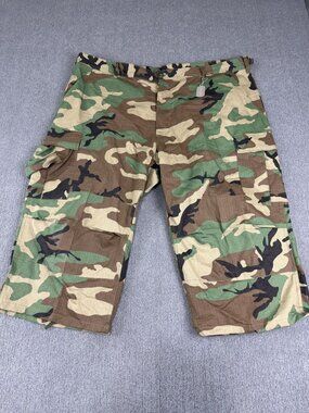 Camouflage Cargo Shorts XX-Large Regular Waist 43-47 Inseam 20